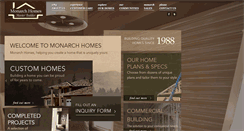 Desktop Screenshot of monarchhomes.ca